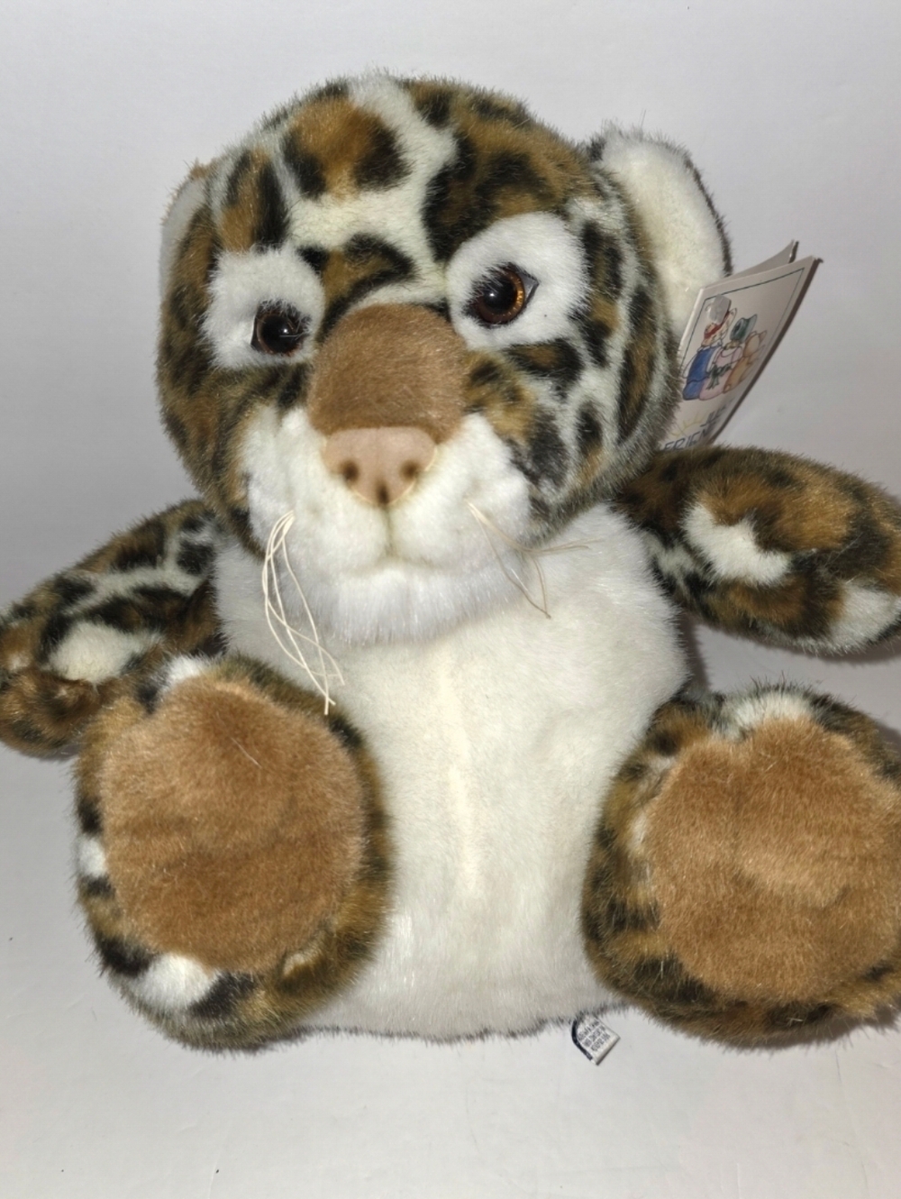 Vintage Just Friends Chosun Plush Leopard Cheetah Stuffed Animal Toy 1998